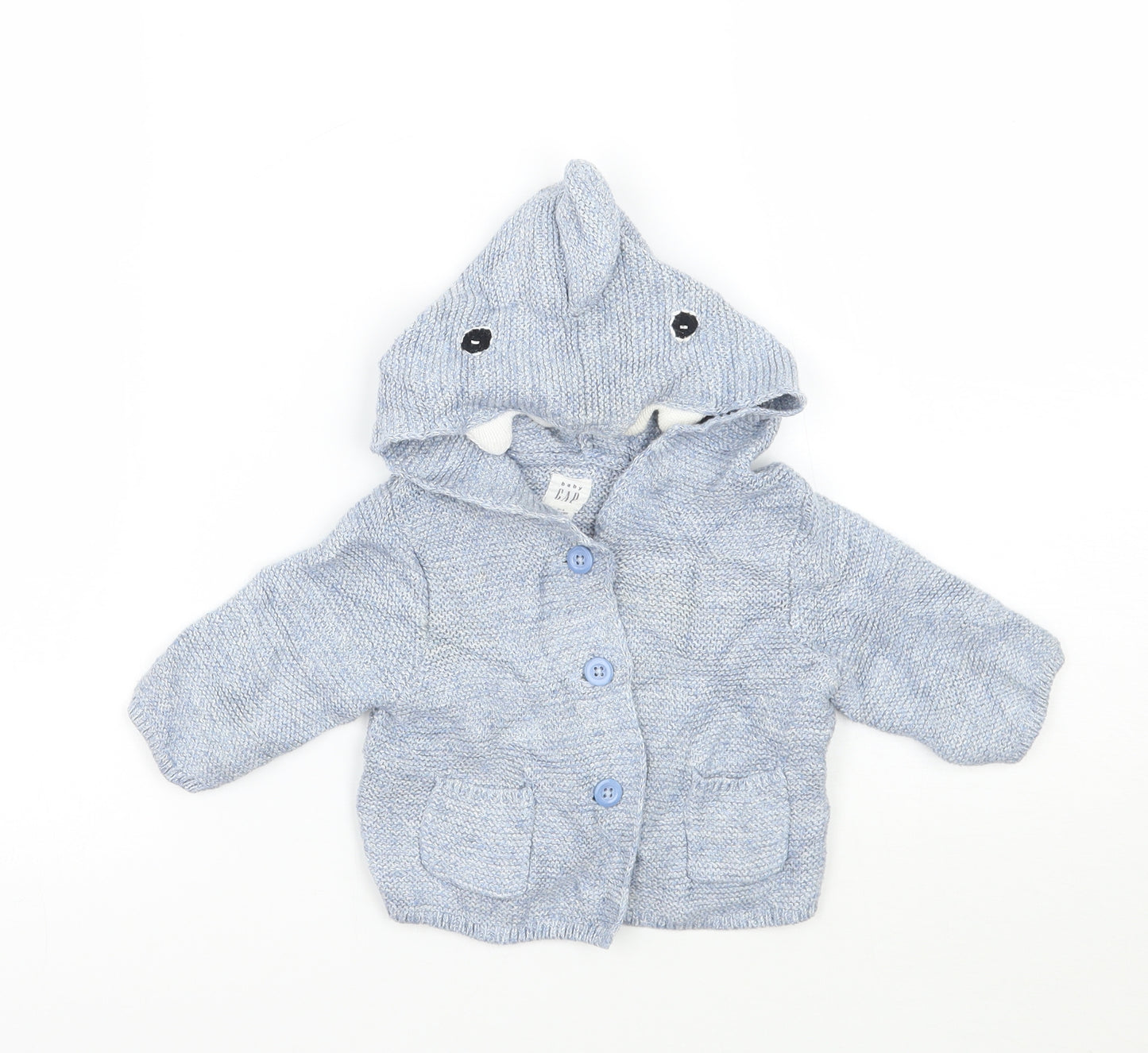 Gap Boys Blue   Cardigan Jumper Size 0-3 Months