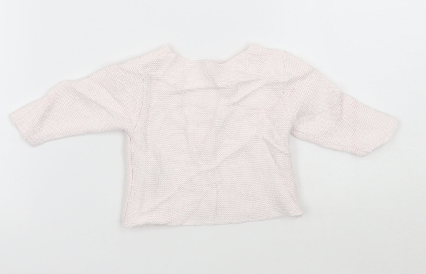 Mothercare Girls Pink   Cardigan Jumper Size 0-3 Months  - Newborn