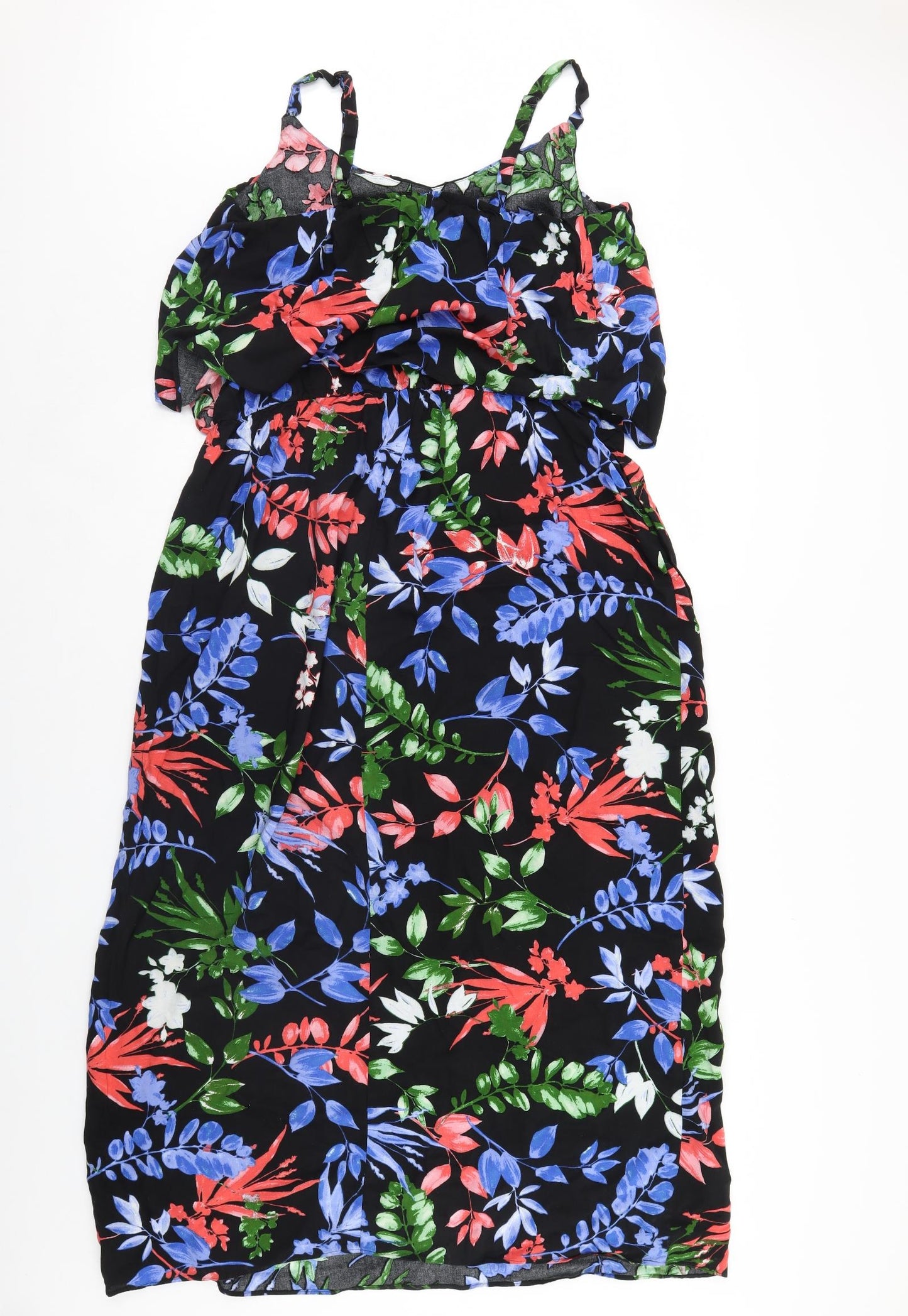 Capsule Womens Black Floral  Maxi  Size 20