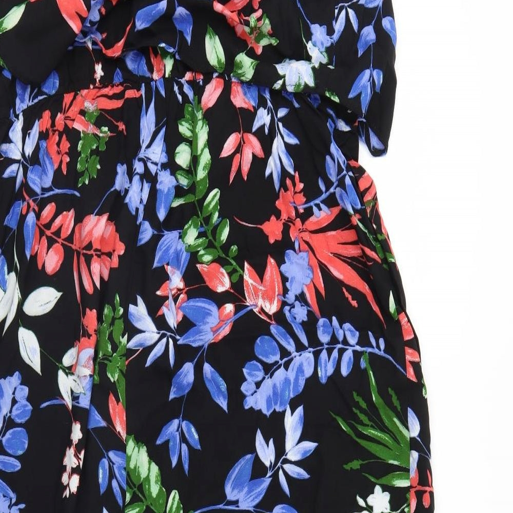 Capsule Womens Black Floral  Maxi  Size 20