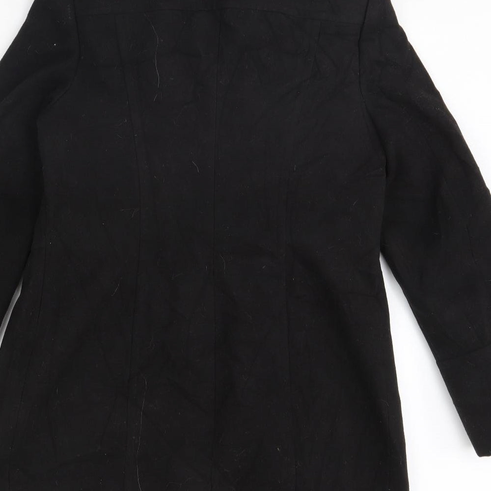 Atmosphere Womens Black   Overcoat Coat Size 12