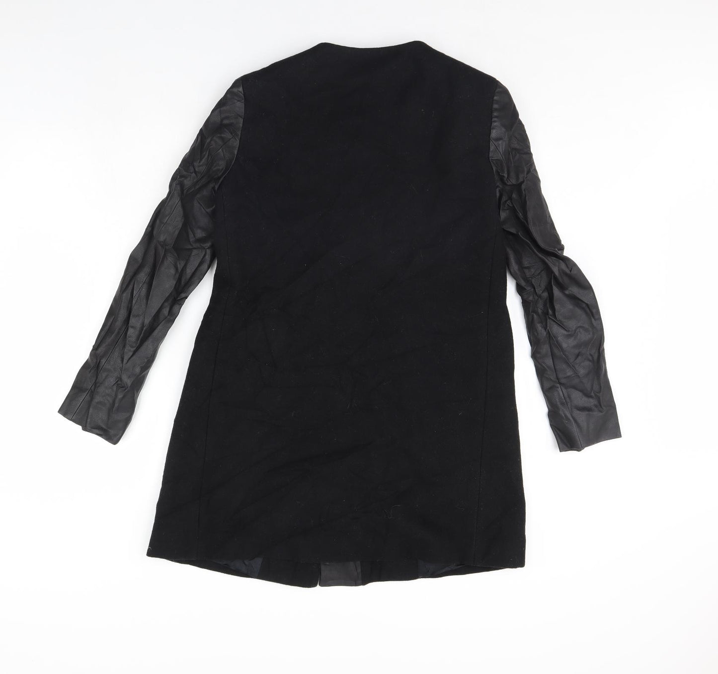 French Connection Womens Black   Overcoat Coat Size 8