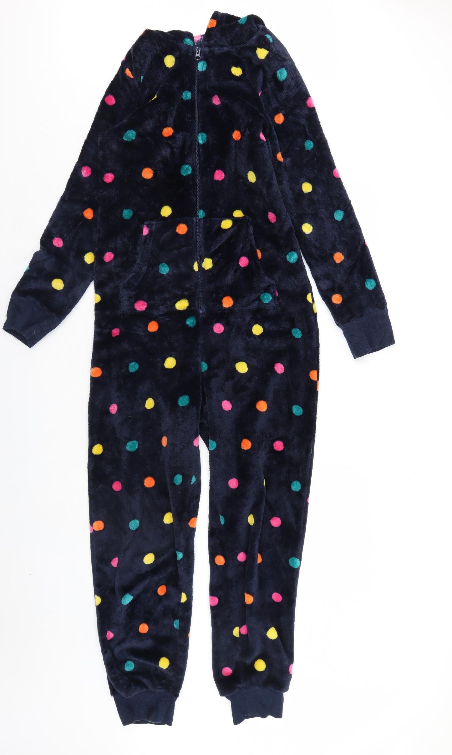 m&s Womens Blue Polka Dot  Cami One Piece Size 10