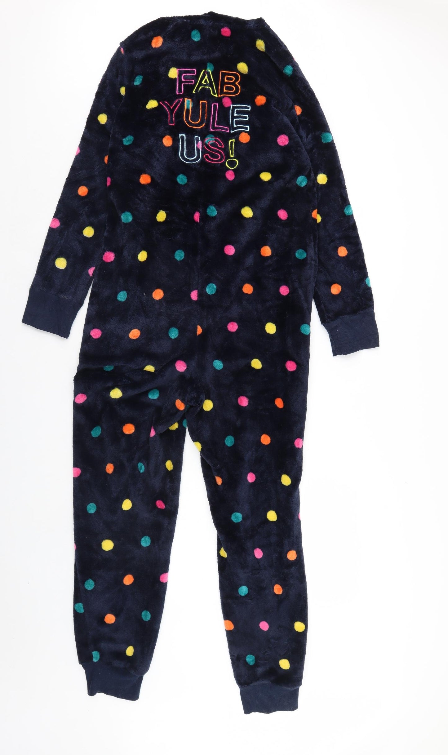 m&s Womens Blue Polka Dot  Cami One Piece Size 10