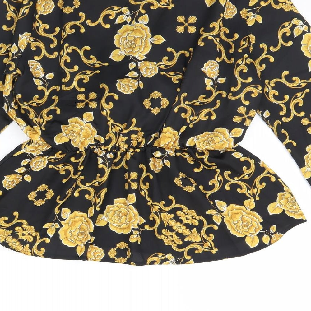 Select Womens Black   Basic Blouse Size 8
