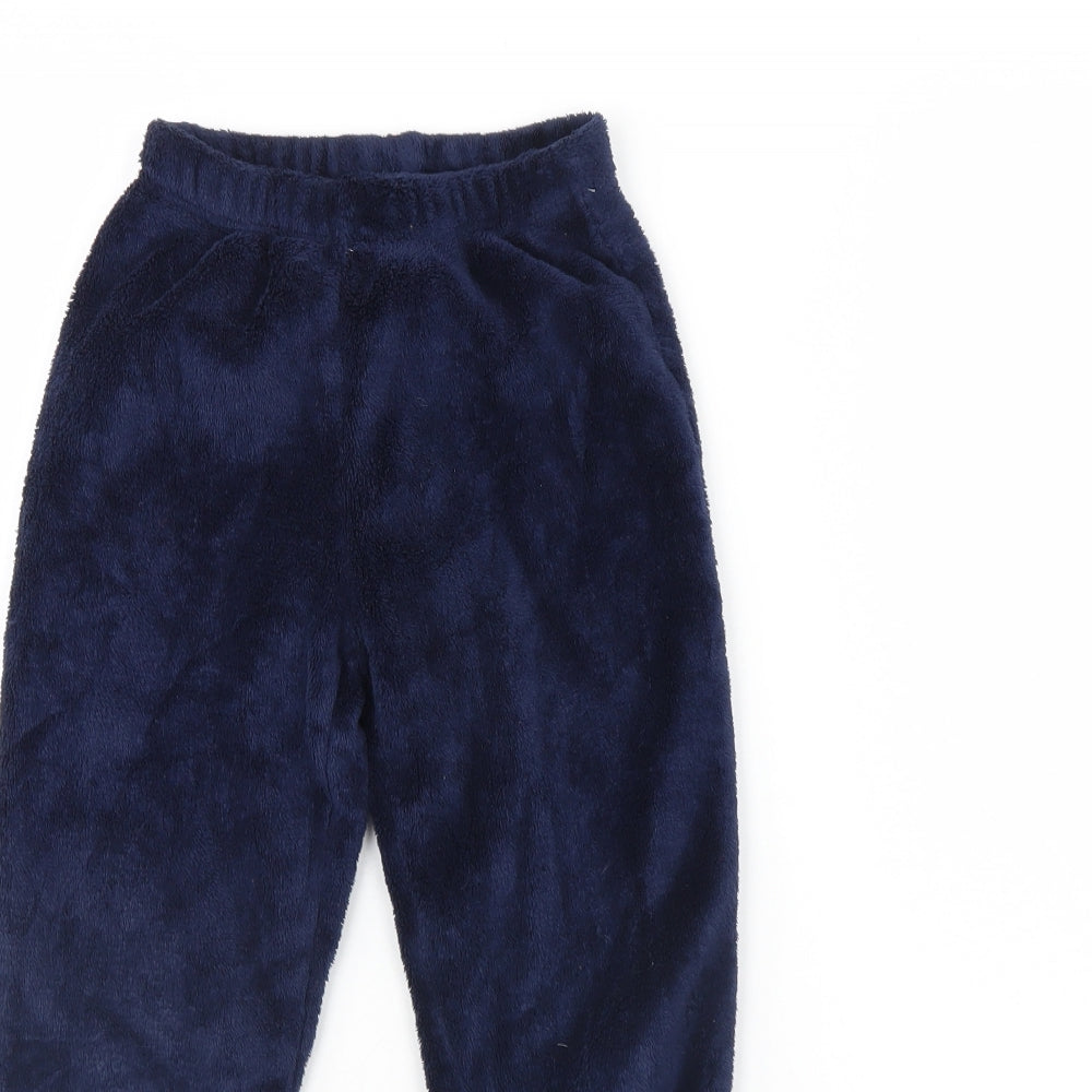 George Boys Blue Solid   Pyjama Pants Size 6 Years