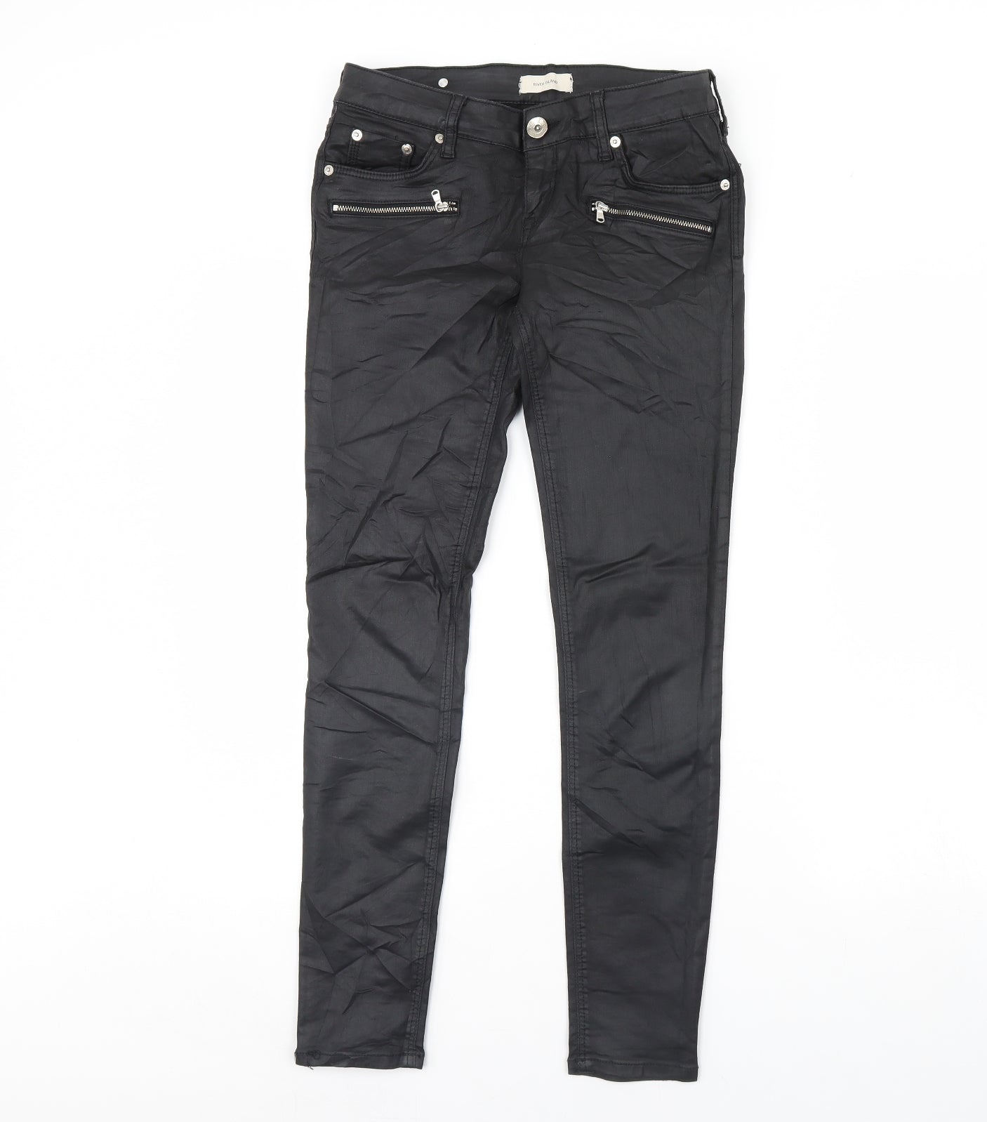 River Island Womens Black   Trousers  Size 10 L28 in