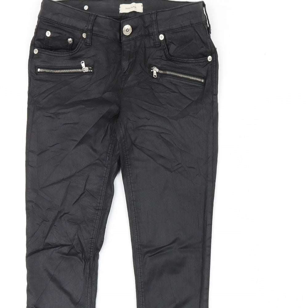 River Island Womens Black   Trousers  Size 10 L28 in