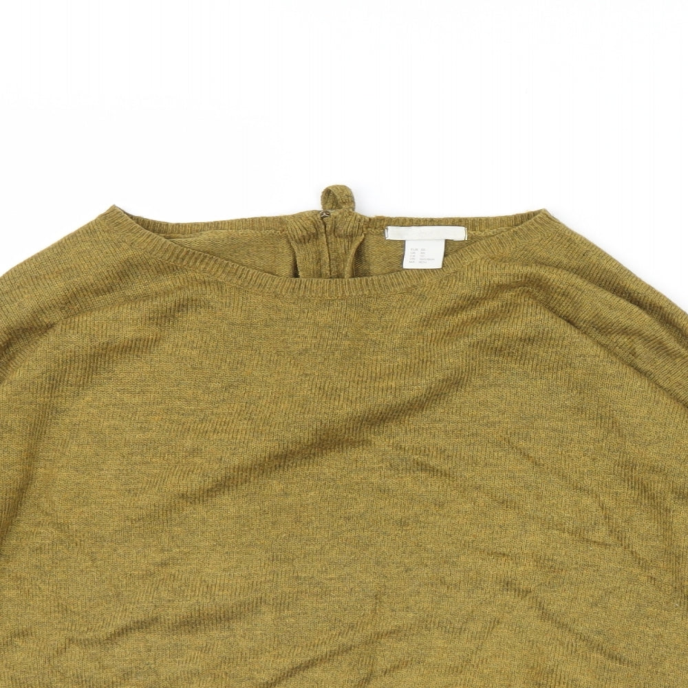 H&M Womens Green   Pullover Jumper Size XS