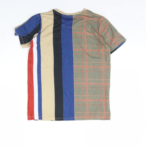 River Island Boys Beige Spotted  Basic T-Shirt Size 7 Years