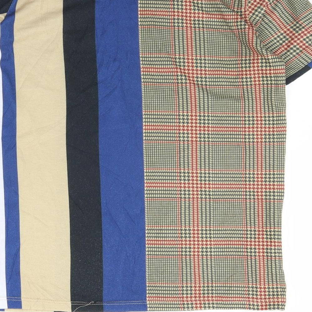 River Island Boys Beige Spotted  Basic T-Shirt Size 7 Years