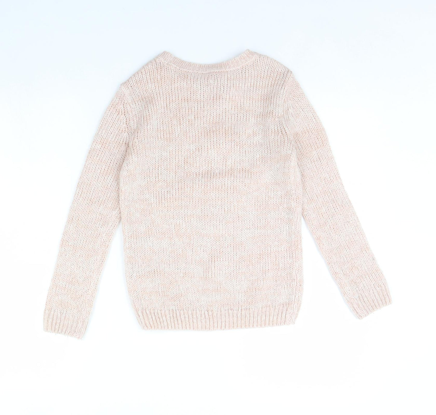 TU Girls Pink   Pullover Jumper Size 8 Years  - Rabbit