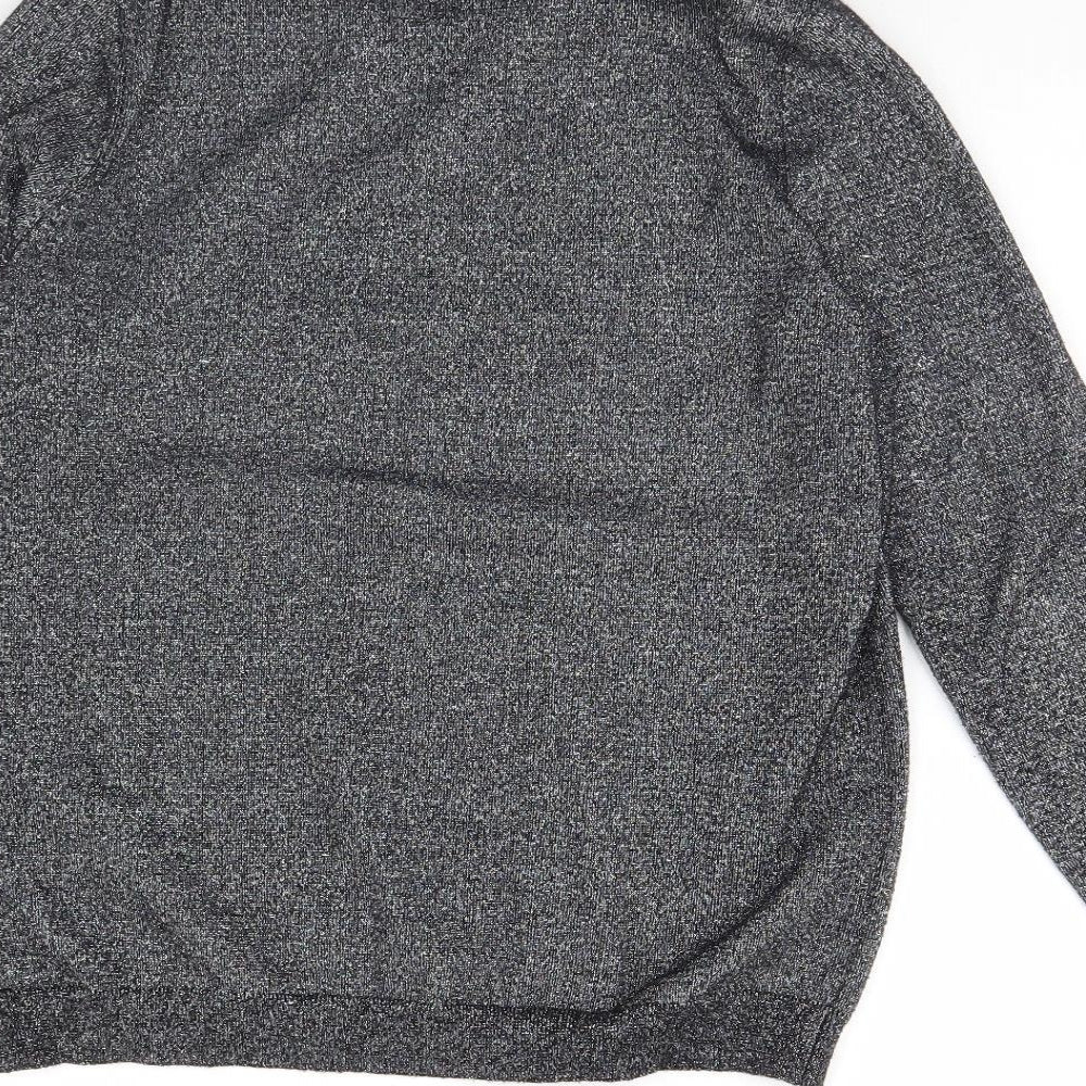 Vera Moda Womens Silver   Pullover Jumper Size M