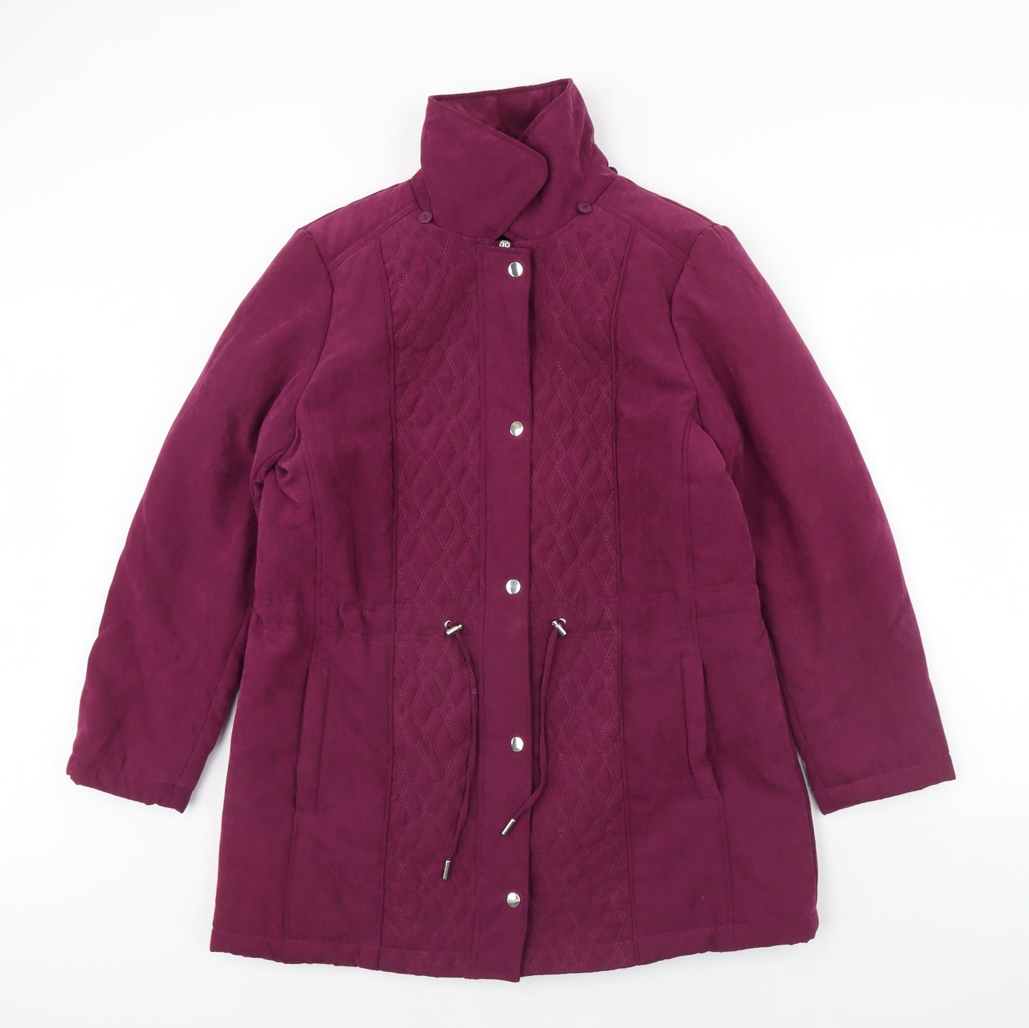 Bonmarché Womens Purple   Jacket Coat Size 16