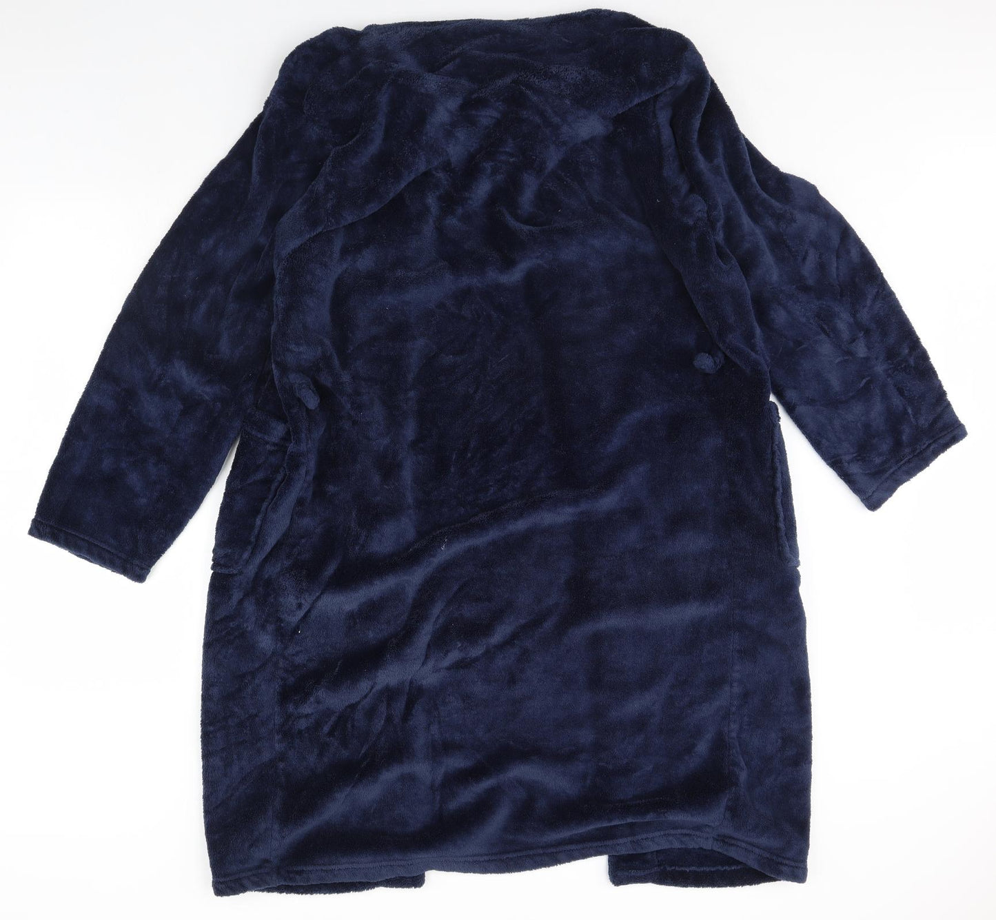 George Mens Blue Solid   Gown Size S