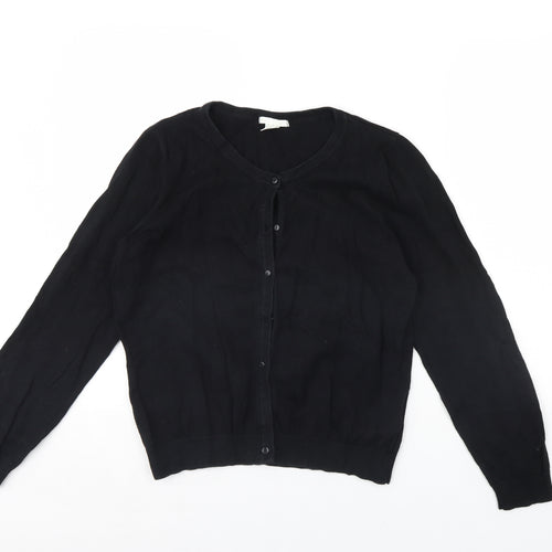 H&M Womens Black   Cape Jumper Size L