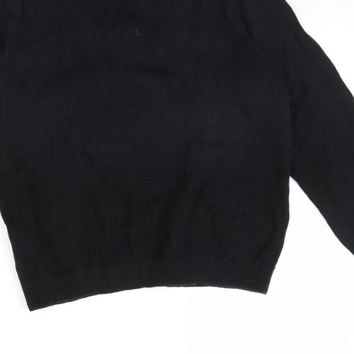 H&M Womens Black   Cape Jumper Size L