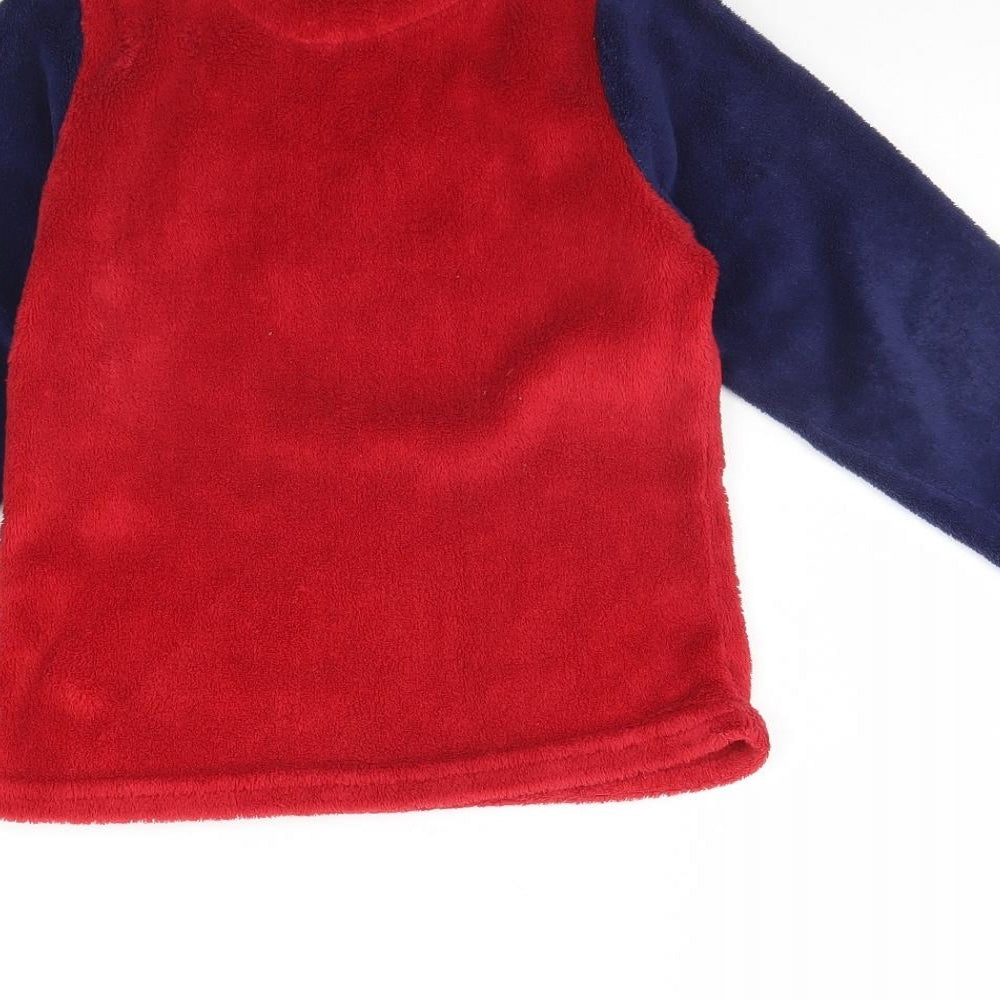 Chill Out Boys Red Solid   Pyjama Top Size 6 Years  - Football