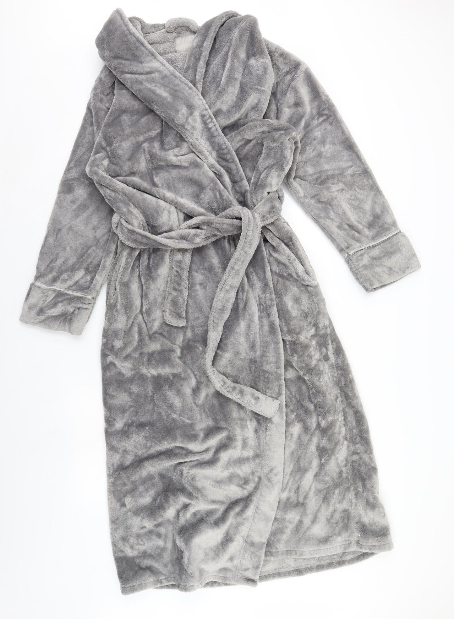 Linea Womens Grey Solid  Cami Gown Size M