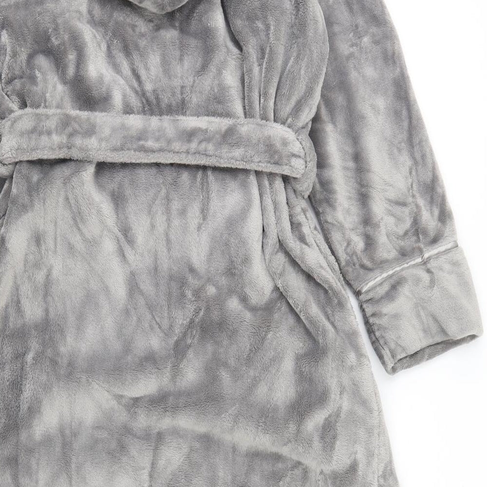 Linea Womens Grey Solid  Cami Gown Size M