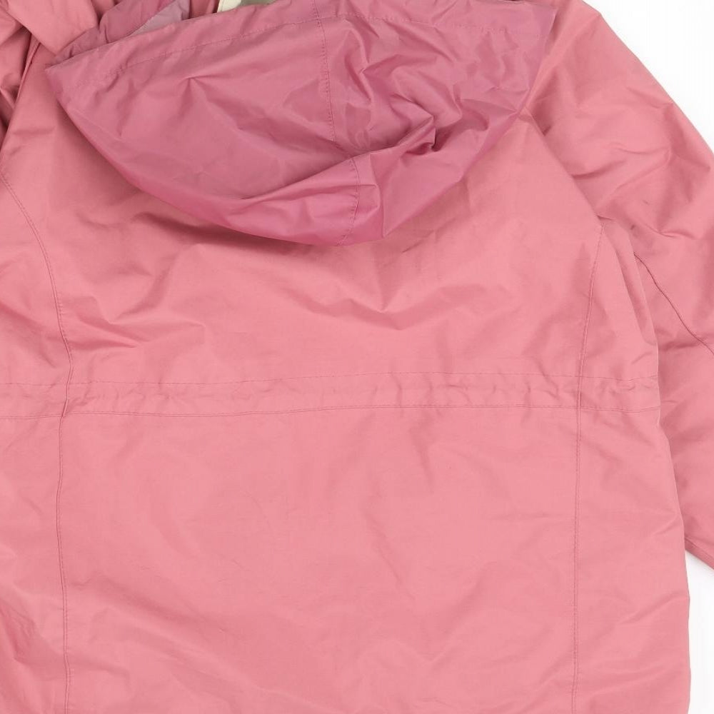 Regatta Womens Pink   Rain Coat Coat Size 10