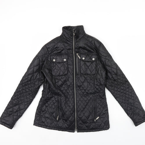 Barbour Womens Black   Rain Coat Coat Size 10