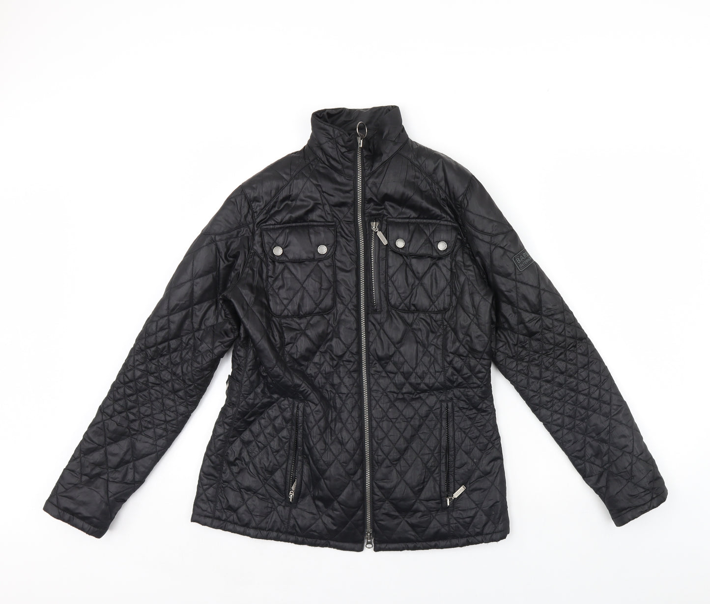 Barbour Womens Black   Rain Coat Coat Size 10