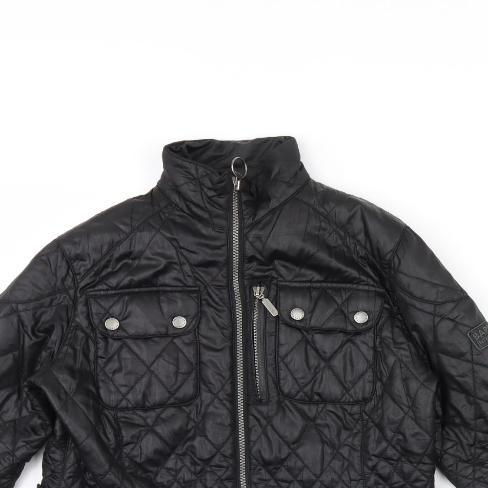 Barbour Womens Black   Rain Coat Coat Size 10