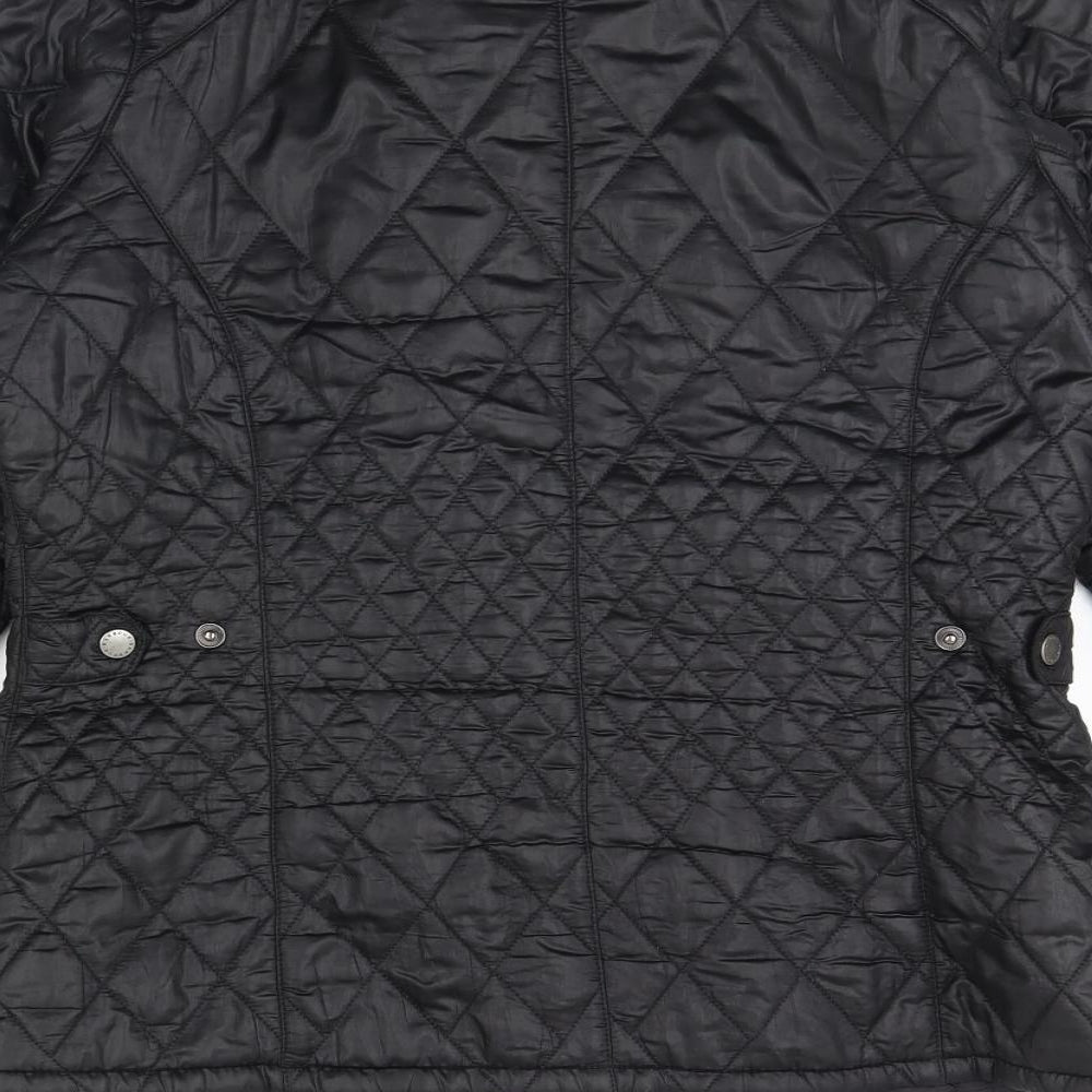 Barbour Womens Black   Rain Coat Coat Size 10