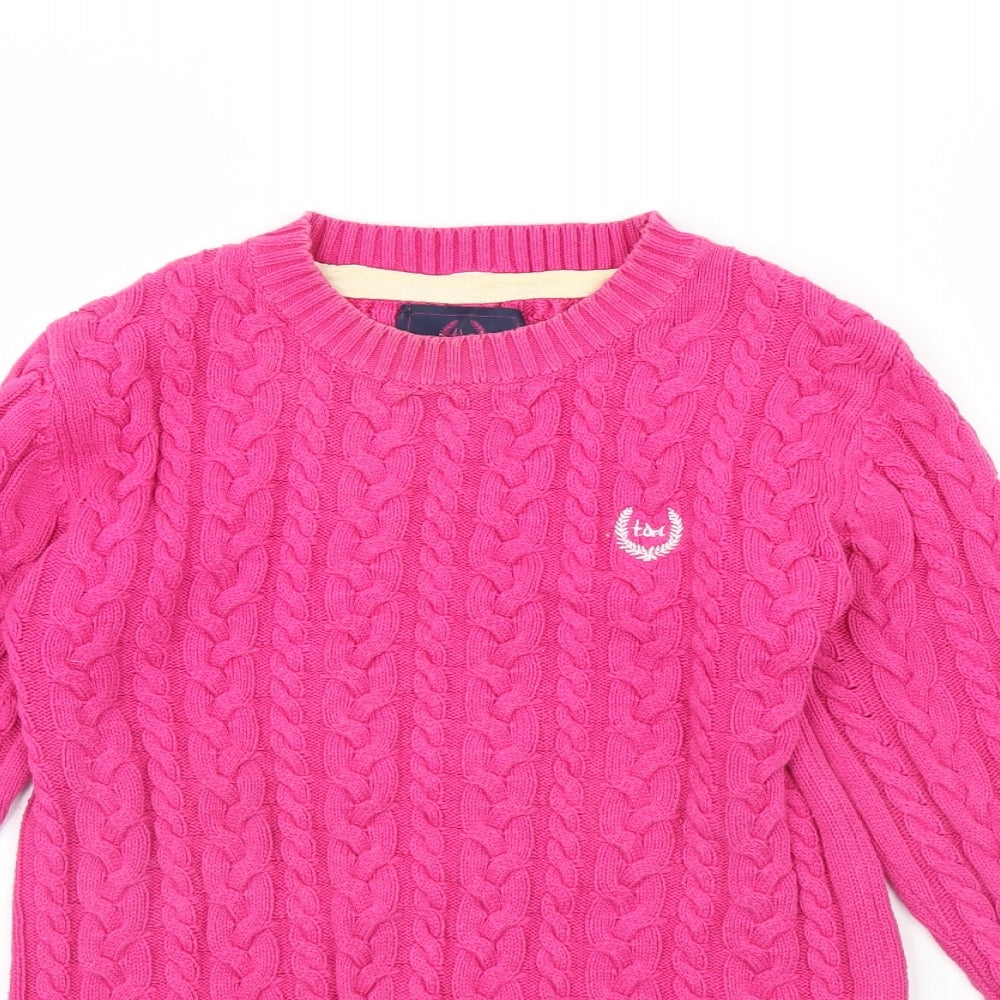 Thomas & Co Womens Pink   Pullover Jumper Size 12