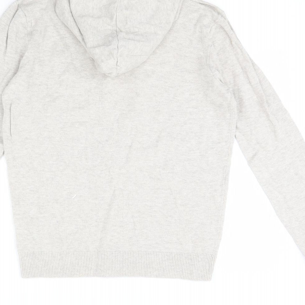 H&M Girls Beige   Pullover Hoodie Size 14 Years  - New york