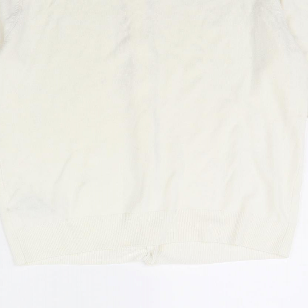 m&s Womens Ivory   Cardigan Jumper Size 12