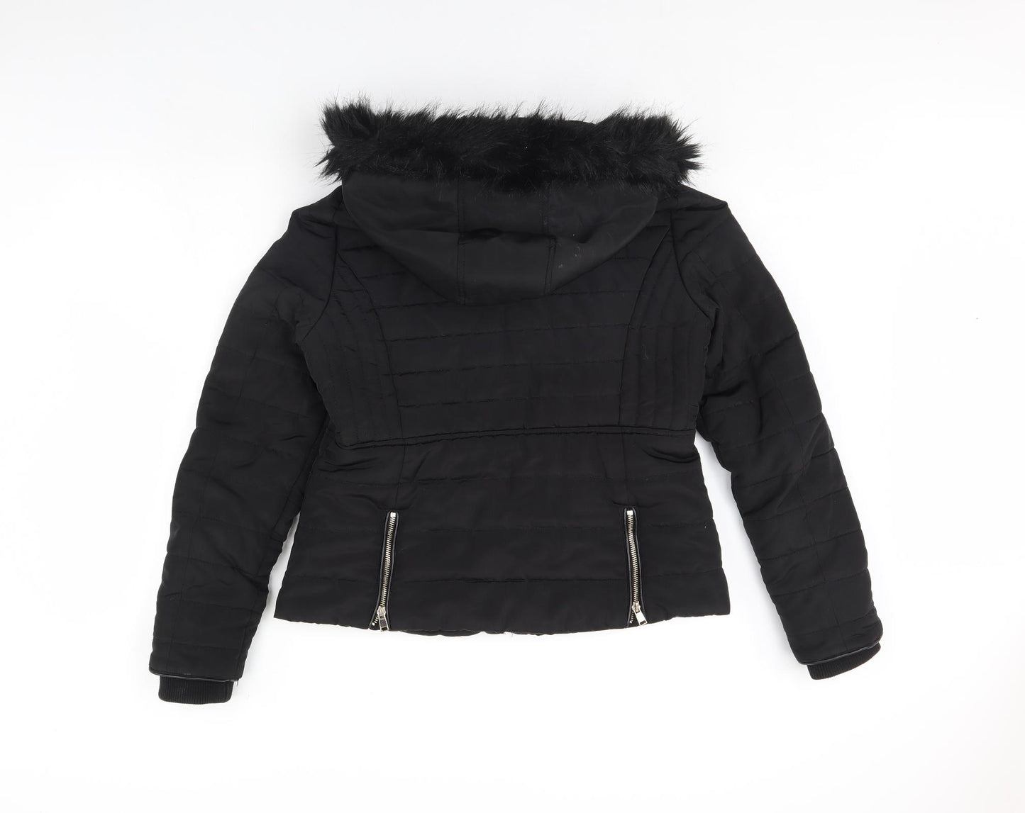 F&F Womens Black   Rain Coat Coat Size 14