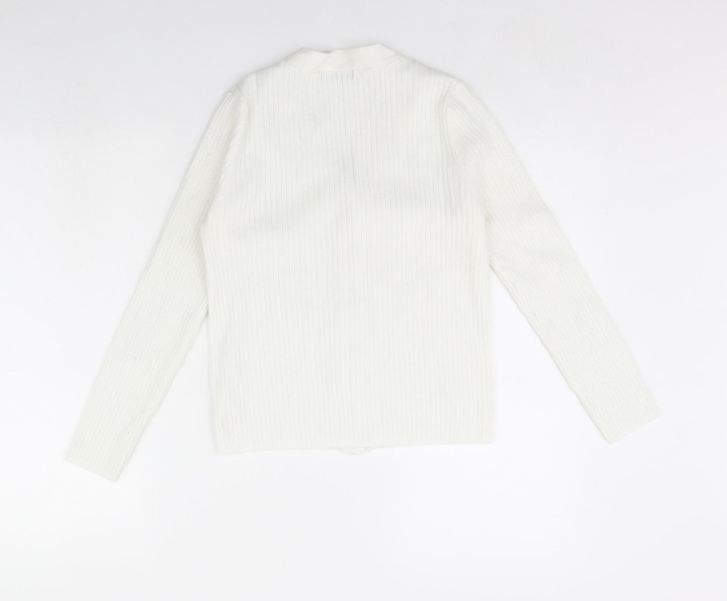 F&F Womens White   Cardigan Jumper Size 14