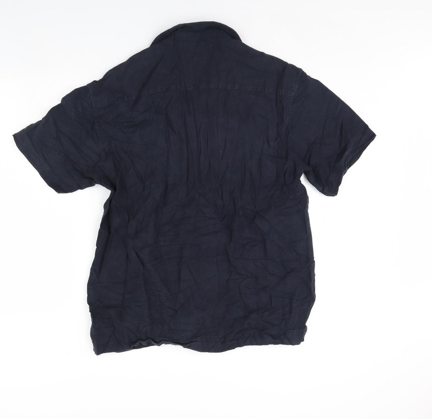 Cherokee Mens Blue    Button-Up Size L