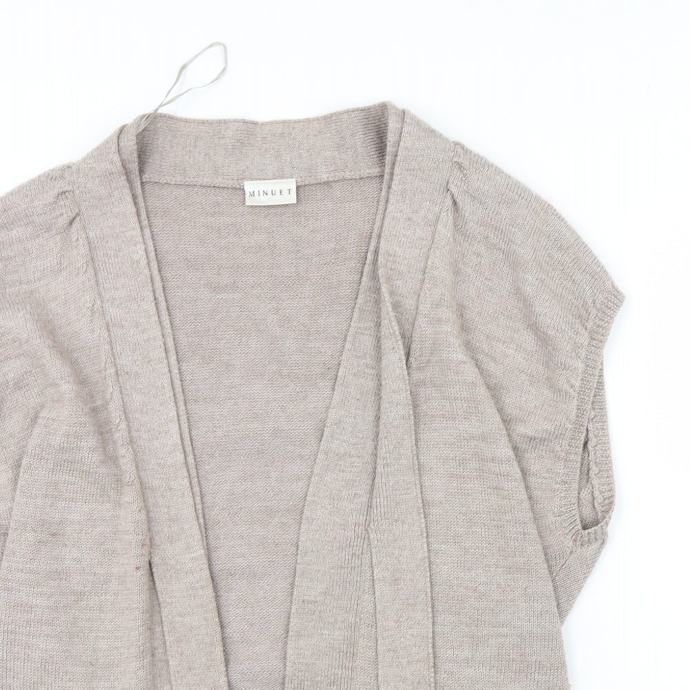 minuet Womens Beige   Cardigan Jumper Size 18