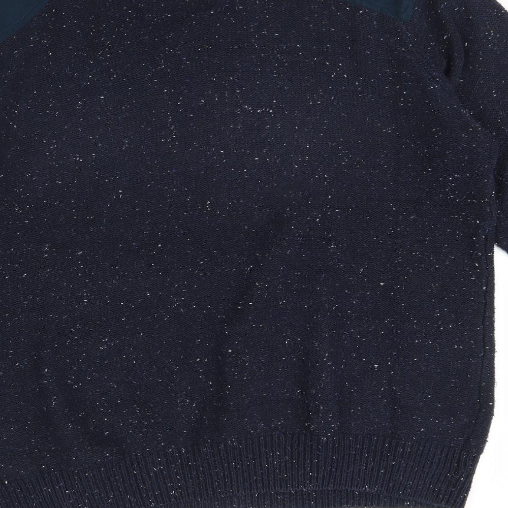 Easy Mens Blue   Pullover Jumper Size L