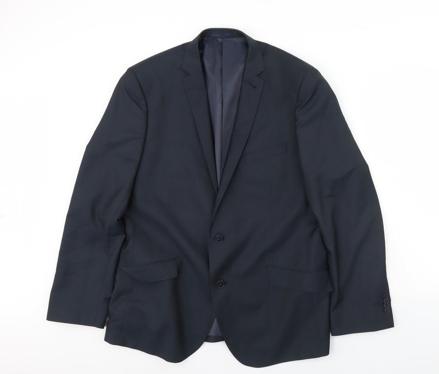 F&F Mens Blue   Jacket Blazer Size 44  - Shoulder Pads