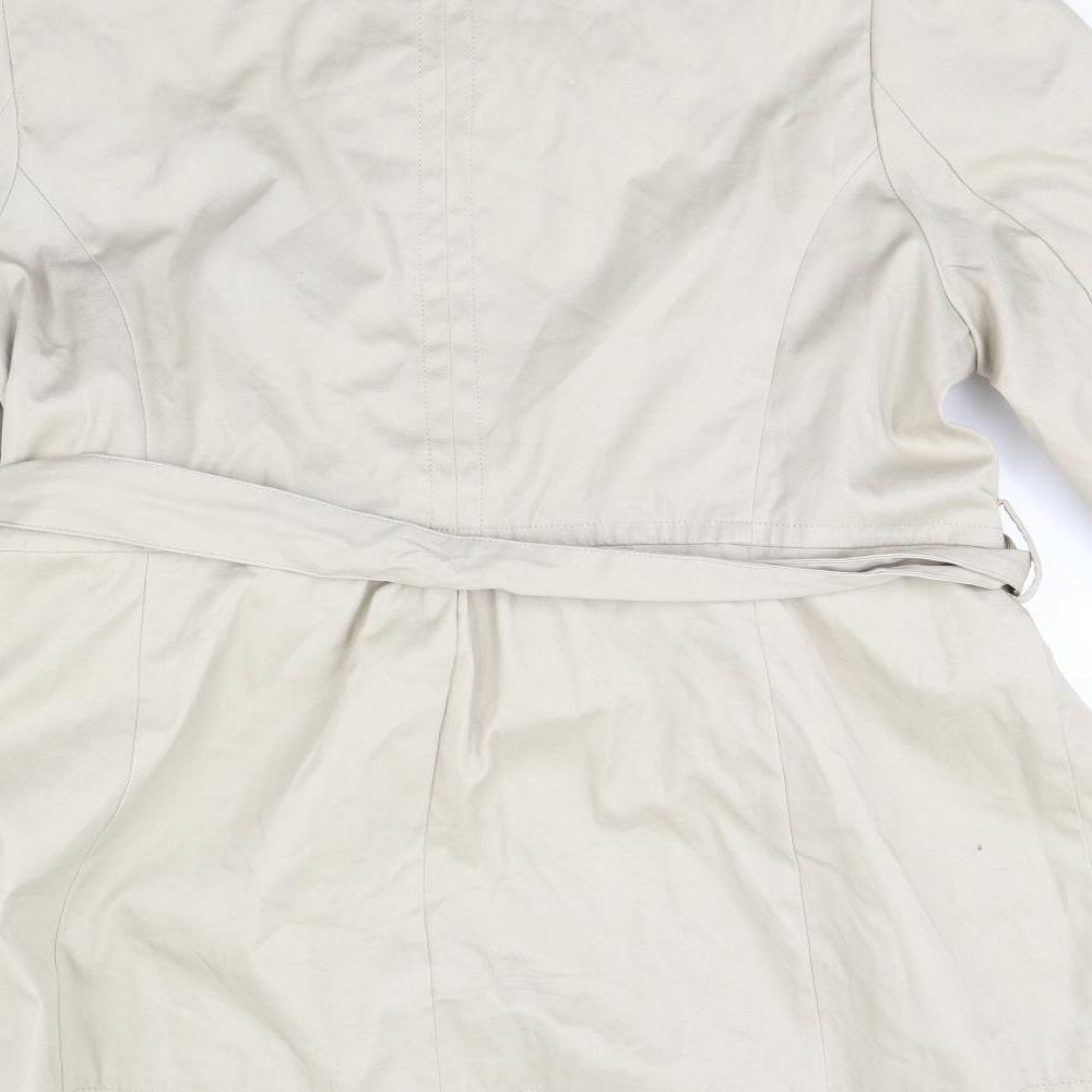 M&S Womens Beige   Jacket Coat Size 18