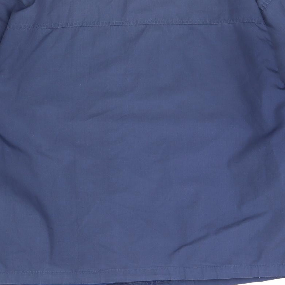 True Colours Womens Blue   Rain Coat Coat Size 16