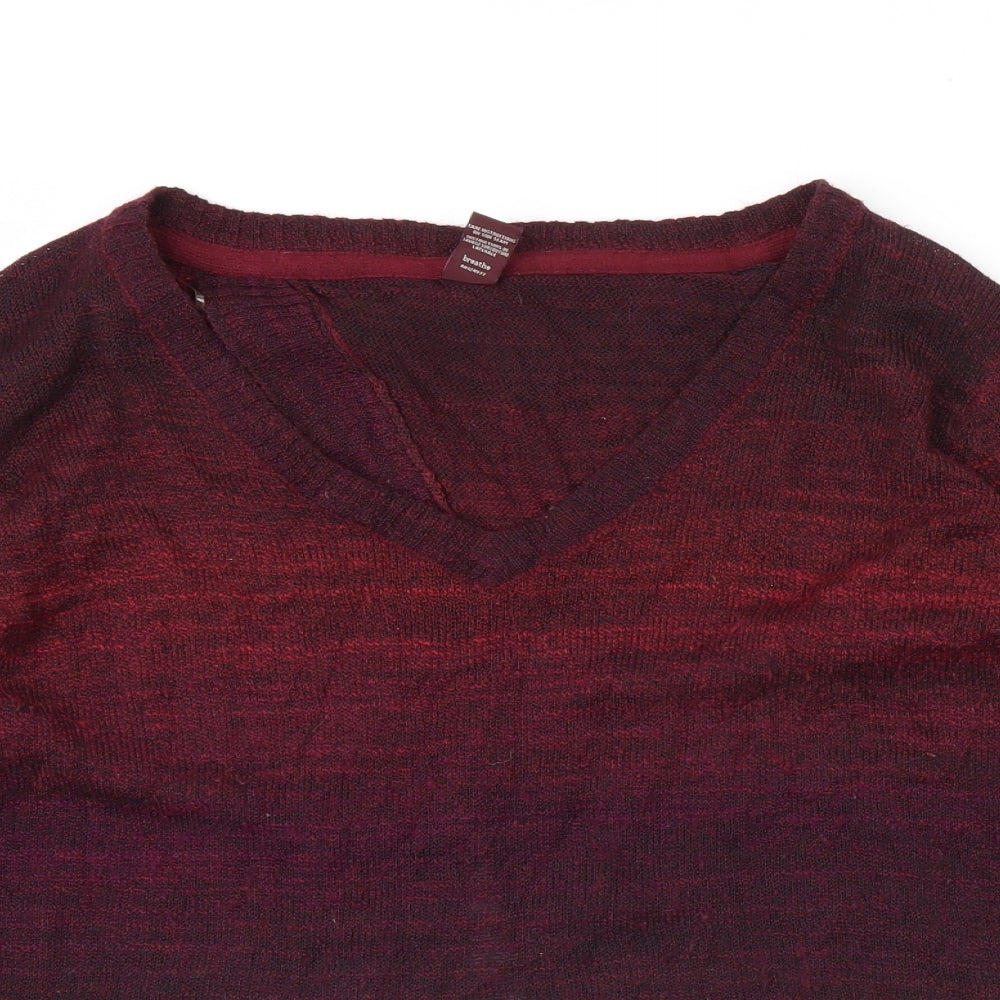 prAna Womens Purple   Pullover Jumper Size M