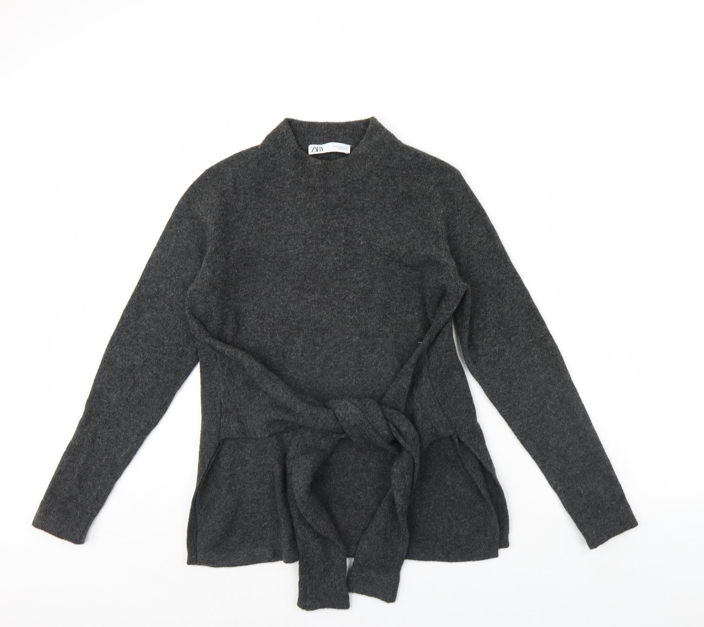 Zara Womens Grey   Pullover Jumper Size S