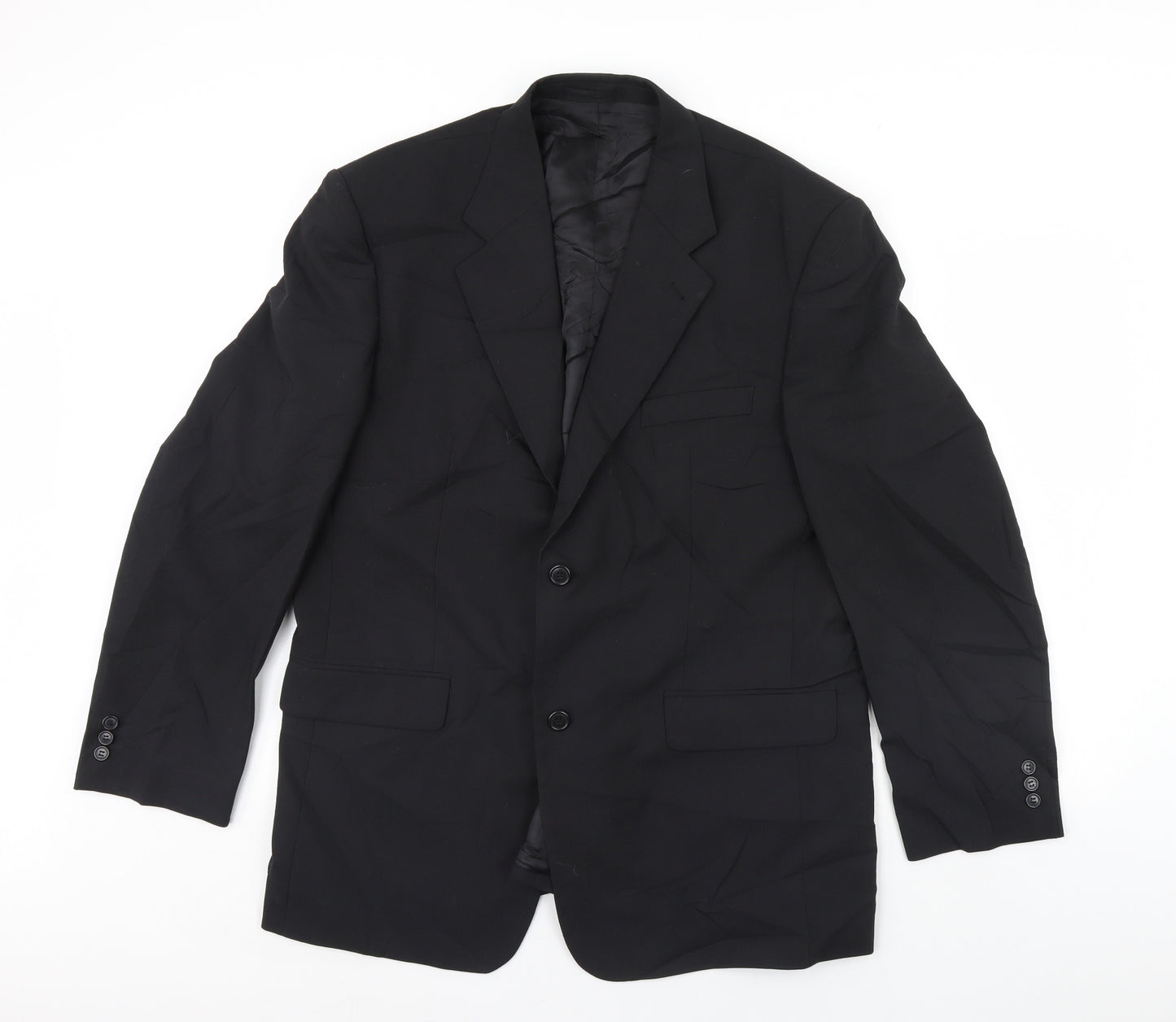 Skopes Mens Black   Jacket Blazer Size 44  - Shoulder Pads
