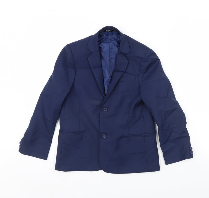 VivaKi Womens Blue Jacket Blazer Size 8