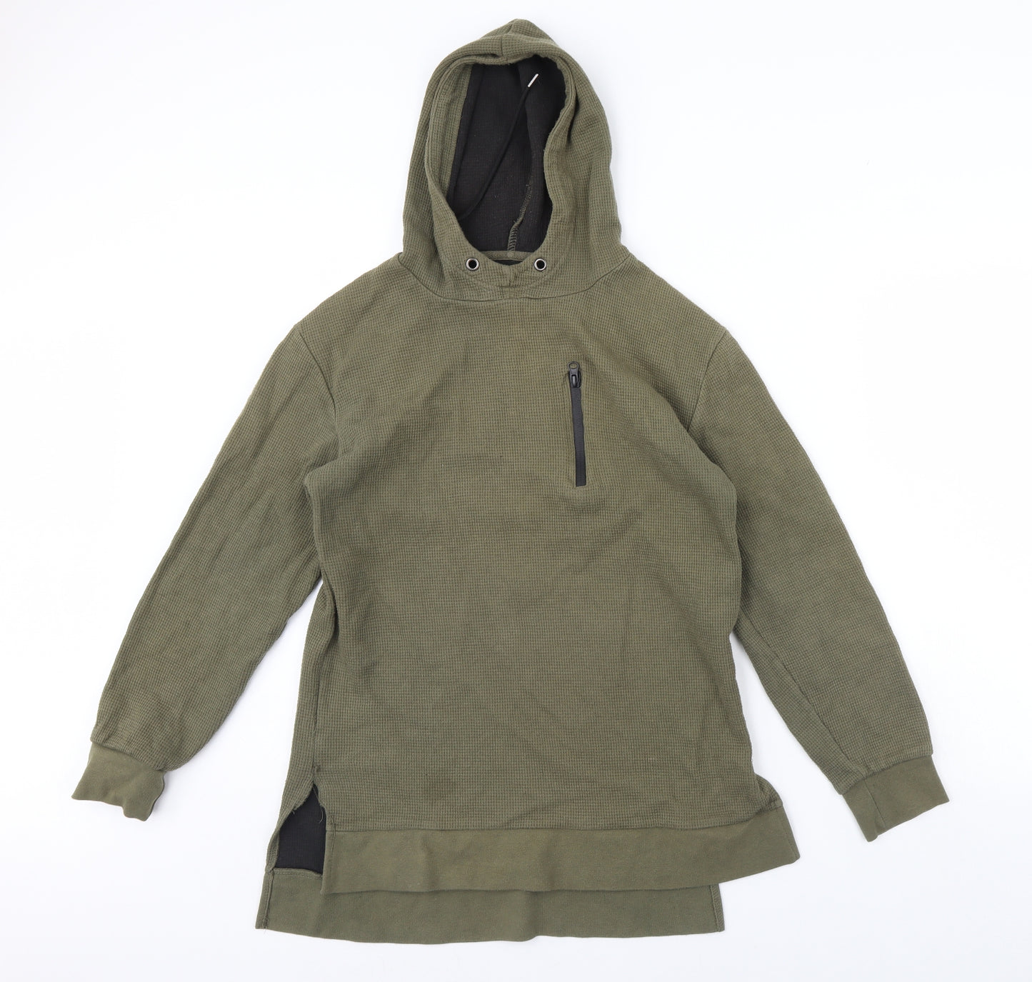 Primark Mens Green   Pullover Hoodie Size M