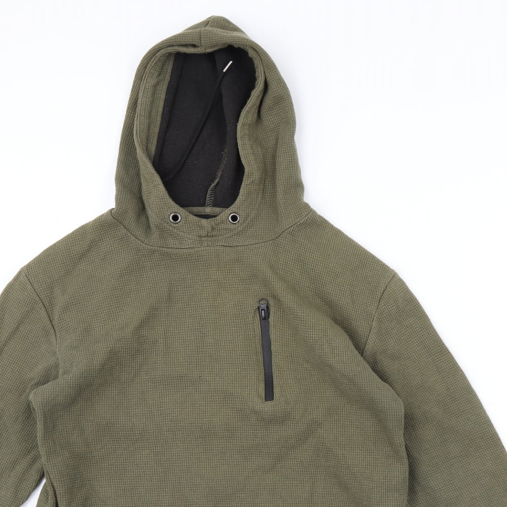 Primark Mens Green   Pullover Hoodie Size M