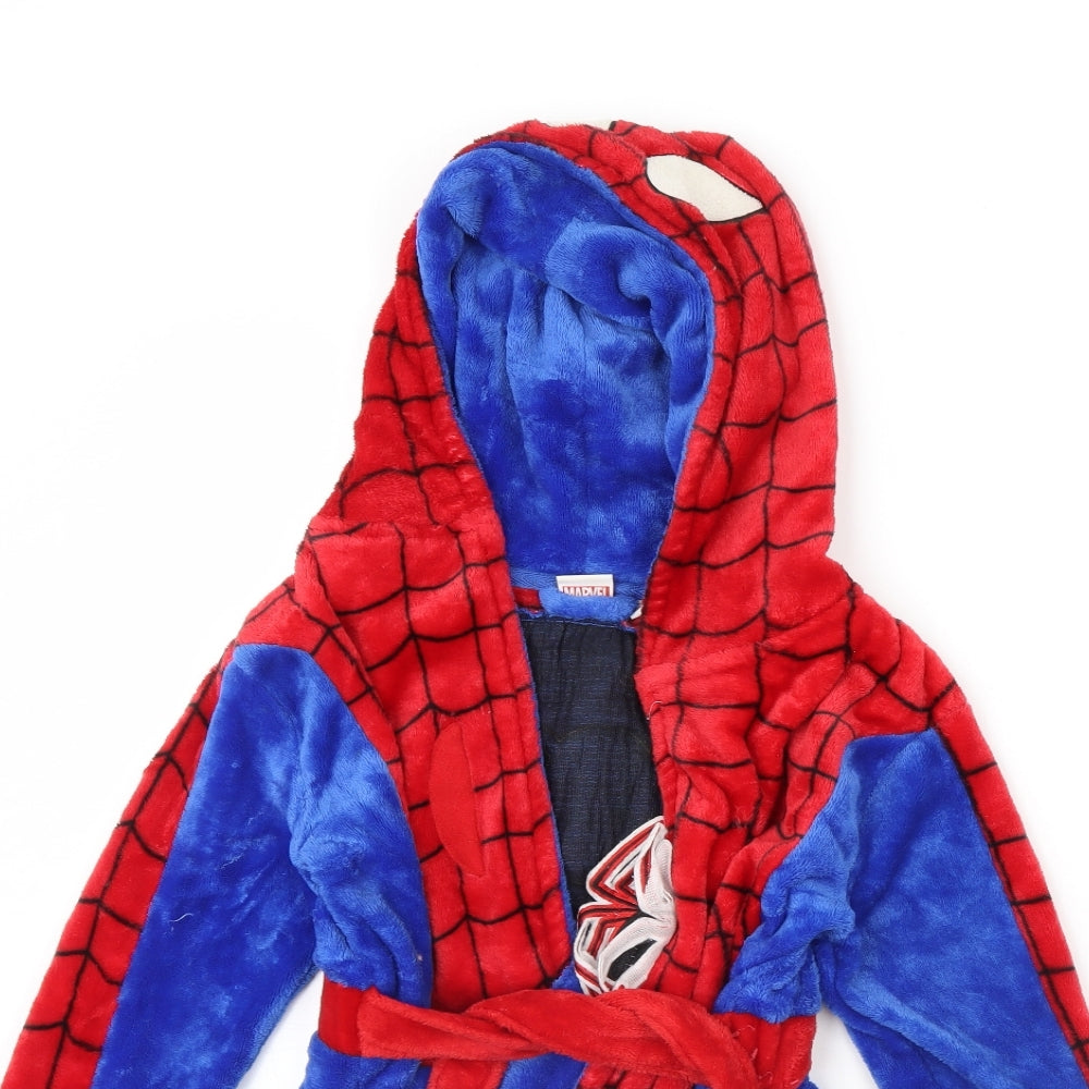 Primark Boys Blue Solid   Gown Size 5 Years  - Spider man