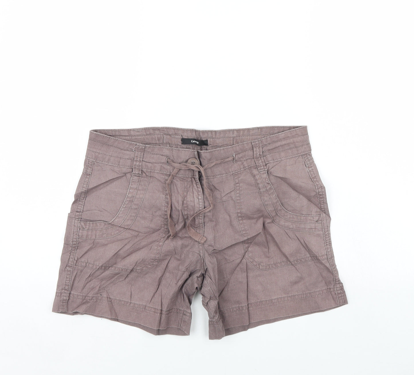 George Womens Purple   Cut-Off Shorts Size 12