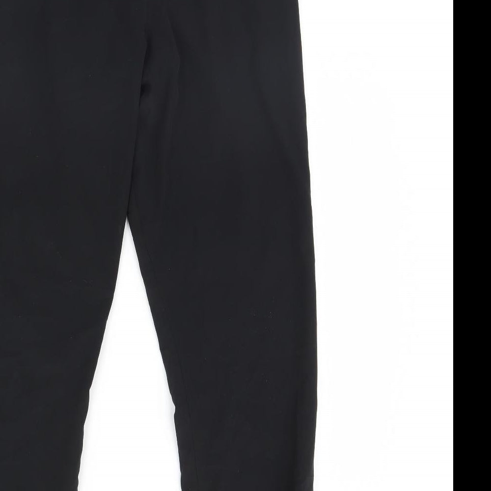 M&S Boys Black   Jogger Trousers Size 12 Years