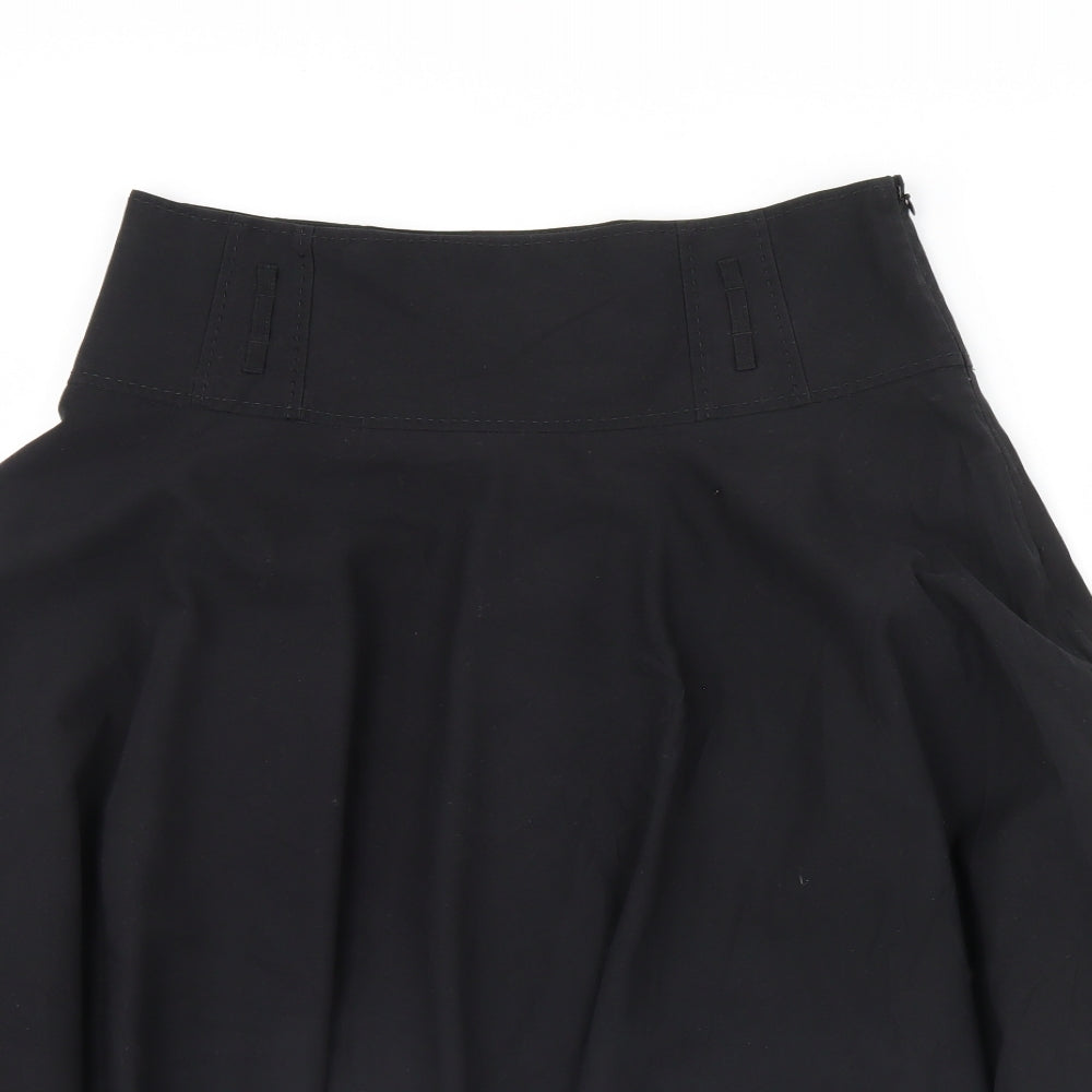 M&Co Womens Black   Flare Skirt Size 12
